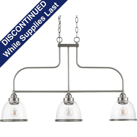 Progress Lighting Saluda Collection Three-Light Island Chandelier P400135-009